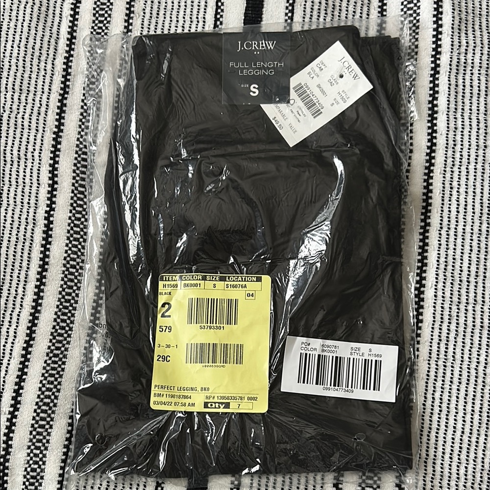J.Crew Full Length Black Leggings